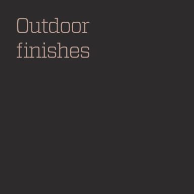 OUTDOOR Kleuren OUTDOOR colors