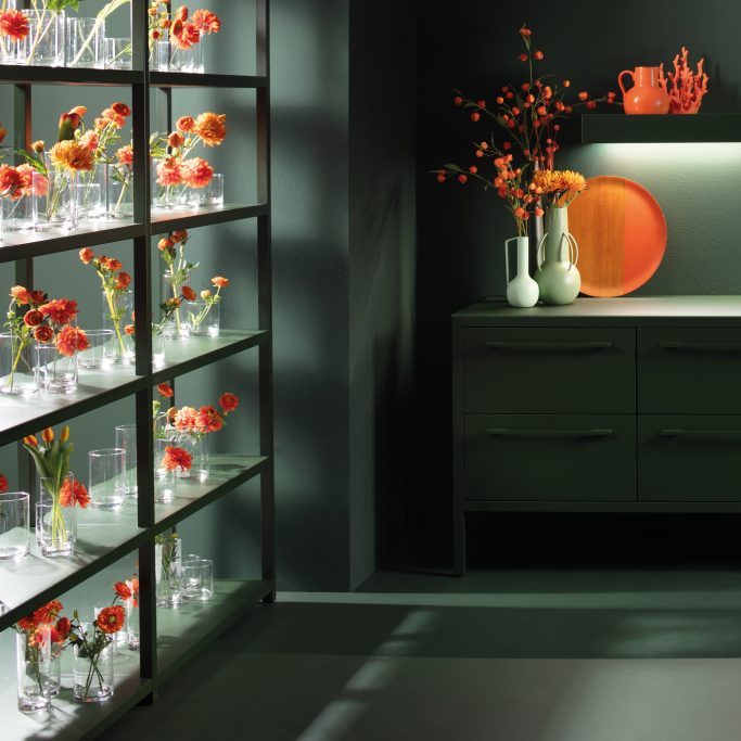 FRAME Kitchen + UNO kast - Kleur: Forest Green